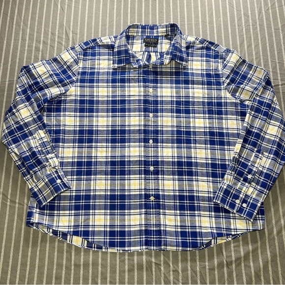 Ralph Lauren Other - Ralph Lauren Men's XXL Blue and Yellow Plaid Button Down Shirt